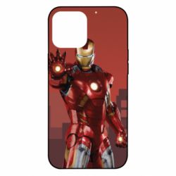 Чехол для iPhone 12 Pro Max Ironman and сity - PrintSalon