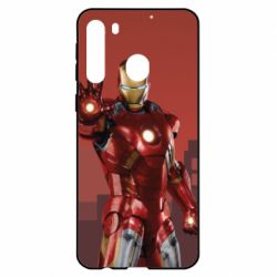 Чехол для Samsung A21 Ironman and сity - PrintSalon