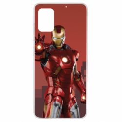 Чехол для Samsung A51 Ironman and сity - PrintSalon