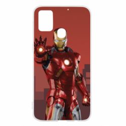 Чехол для Samsung M31 Ironman and сity - PrintSalon