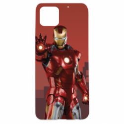 Чехол для Oppo A92s Ironman and сity - PrintSalon