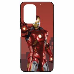 Чехол для Xiaomi Poco F3/K40 Ironman and сity - PrintSalon