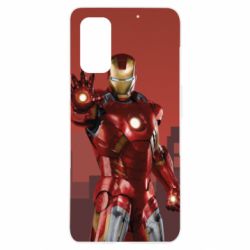 Чехол для Realme 7 Pro Ironman and сity - PrintSalon