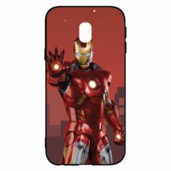 Чехол для Samsung J3 2017 Ironman and сity - PrintSalon