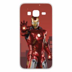 Чехол для Samsung J3 2016 Ironman and сity - PrintSalon