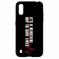 Чехол для Samsung A01/M01 It's a beautiful day to save lives - PrintSalon