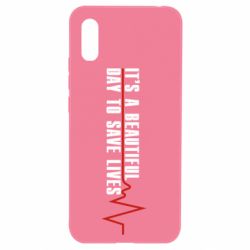 Чехол для Xiaomi Redmi 9a It's a beautiful day to save lives - PrintSalon