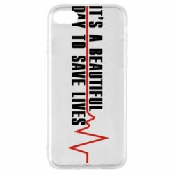 Чехол для iPhone 7 It's a beautiful day to save lives - PrintSalon