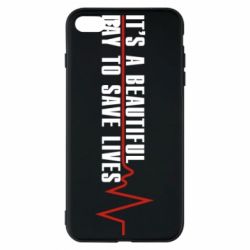 Чехол для iPhone 8 Plus It's a beautiful day to save lives - PrintSalon