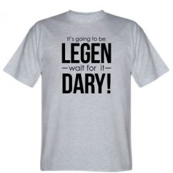 Мужская футболка Stedman It's going to be LEGEN wait for it DARY! - PrintSalon