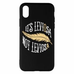 Чехол для iPhone X/Xs It's leviOsa, not leviosA - PrintSalon