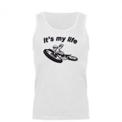 Мужская майка It's my moto life - PrintSalon
