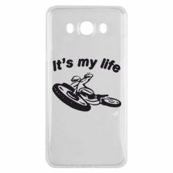 Чехол для Samsung J7 2016 It's my moto life - PrintSalon