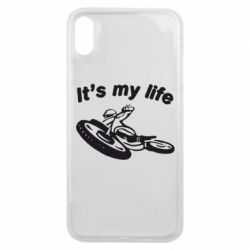 Чехол для iPhone Xs Max It's my moto life - PrintSalon
