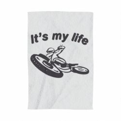 Полотенце с принтом It's my moto life - PrintSalon
