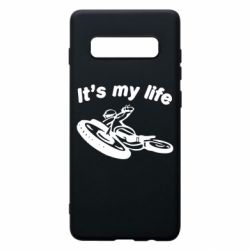 Чехол для Samsung S10+ It's my moto life - PrintSalon