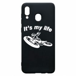 Чехол для Samsung A20 It's my moto life - PrintSalon