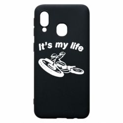 Чехол для Samsung A40 It's my moto life - PrintSalon
