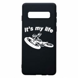Чехол для Samsung S10 It's my moto life - PrintSalon