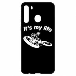 Чехол для Samsung A21 It's my moto life - PrintSalon