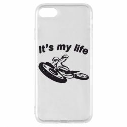Чехол для iPhone 7 It's my moto life - PrintSalon