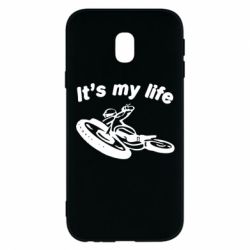 Чехол для Samsung J3 2017 It's my moto life - PrintSalon