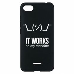 Чехол для Xiaomi Redmi 6A It works on my machine - PrintSalon