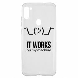 Чехол для Samsung A11/M11 It works on my machine - PrintSalon