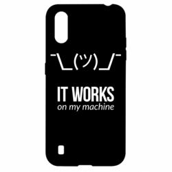 Чехол для Samsung A01/M01 It works on my machine