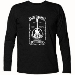 Футболка с длинным рукавом Jack Daniel's Guitar - PrintSalon