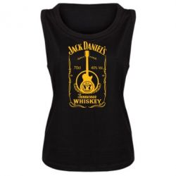 Женская майка Jack Daniel's Guitar - PrintSalon