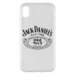 Чехол для iPhone X/Xs Jack Daniel's Old Time - PrintSalon