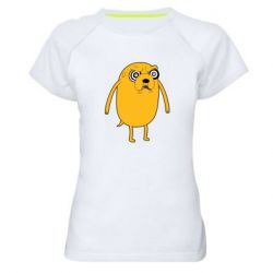 Женская футболка для спорта Jake from  Adventure Time - PrintSalon