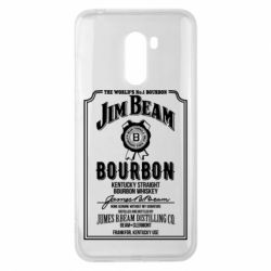 Чехол для Xiaomi Pocophone F1 James Beam whiskey - PrintSalon