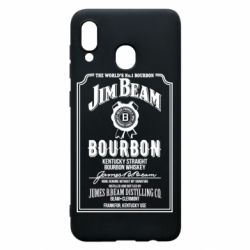 Чехол для Samsung A30 James Beam whiskey - PrintSalon