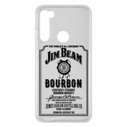 Чехол для Xiaomi Redmi Note 8 James Beam whiskey - PrintSalon