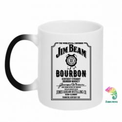 Чашка-хамелеон James Beam whiskey - PrintSalon