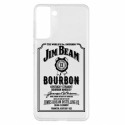 Чехол для Samsung S21+ James Beam whiskey - PrintSalon