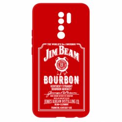 Чехол для Xiaomi Redmi 9 James Beam whiskey - PrintSalon