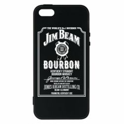 Чехол для iPhone5/5S/SE James Beam whiskey - PrintSalon