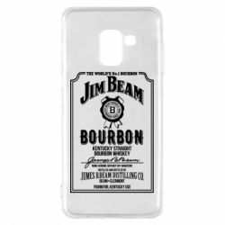 Чехол для Samsung A8 2018 James Beam whiskey