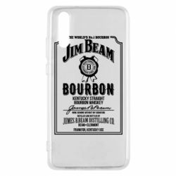 Чехол для Huawei P20 James Beam whiskey - PrintSalon