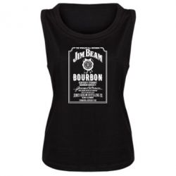 Женская майка James Beam whiskey - PrintSalon