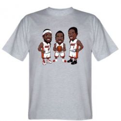 Мужская футболка Stedman "James, Wade and Bosh" - PrintSalon