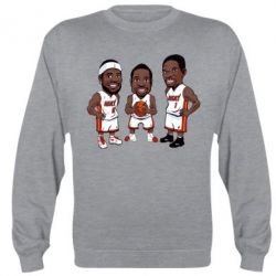 Cвитшот "James, Wade and Bosh" - PrintSalon