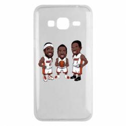 Чехол для Samsung J3 2016 "James, Wade and Bosh" - PrintSalon