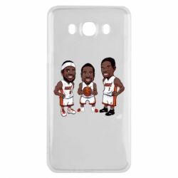 Чехол для Samsung J7 2016 "James, Wade and Bosh" - PrintSalon