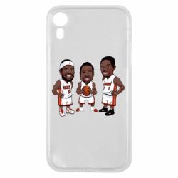 Чехол для iPhone XR "James, Wade and Bosh" - PrintSalon