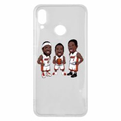 Чехол для Huawei P Smart Plus 2018 "James, Wade and Bosh" - PrintSalon