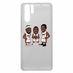 Чехол для Huawei P30 Pro "James, Wade and Bosh" - PrintSalon